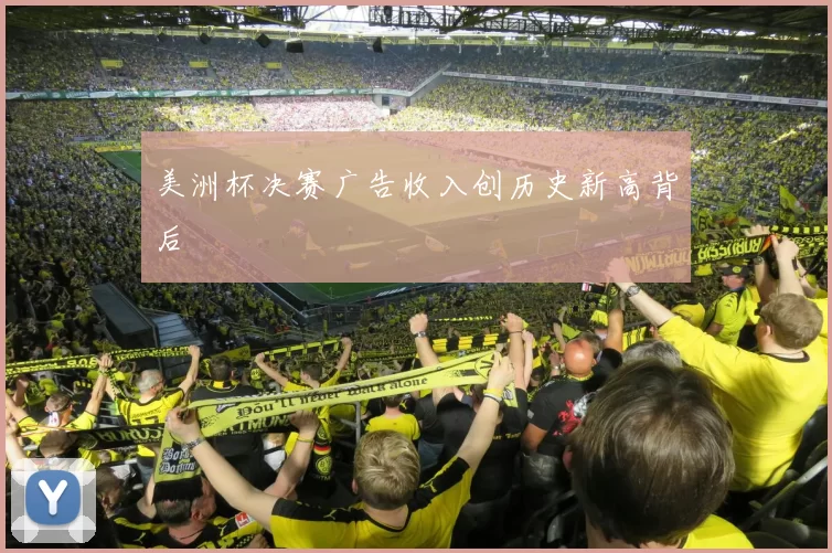 美洲杯决赛广告收入创历史新高背后